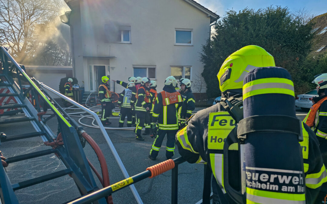 Kellerbrand in Einfamilienhaus